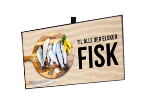 Digital infoskærm uden baggrund